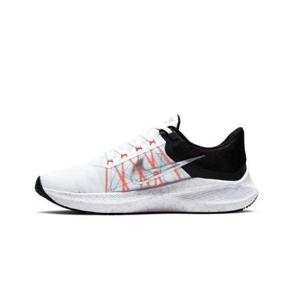Nike Air Zoom Winflo 8 Men's Color White Black Crimson Size 10 - Picture 2 of 8